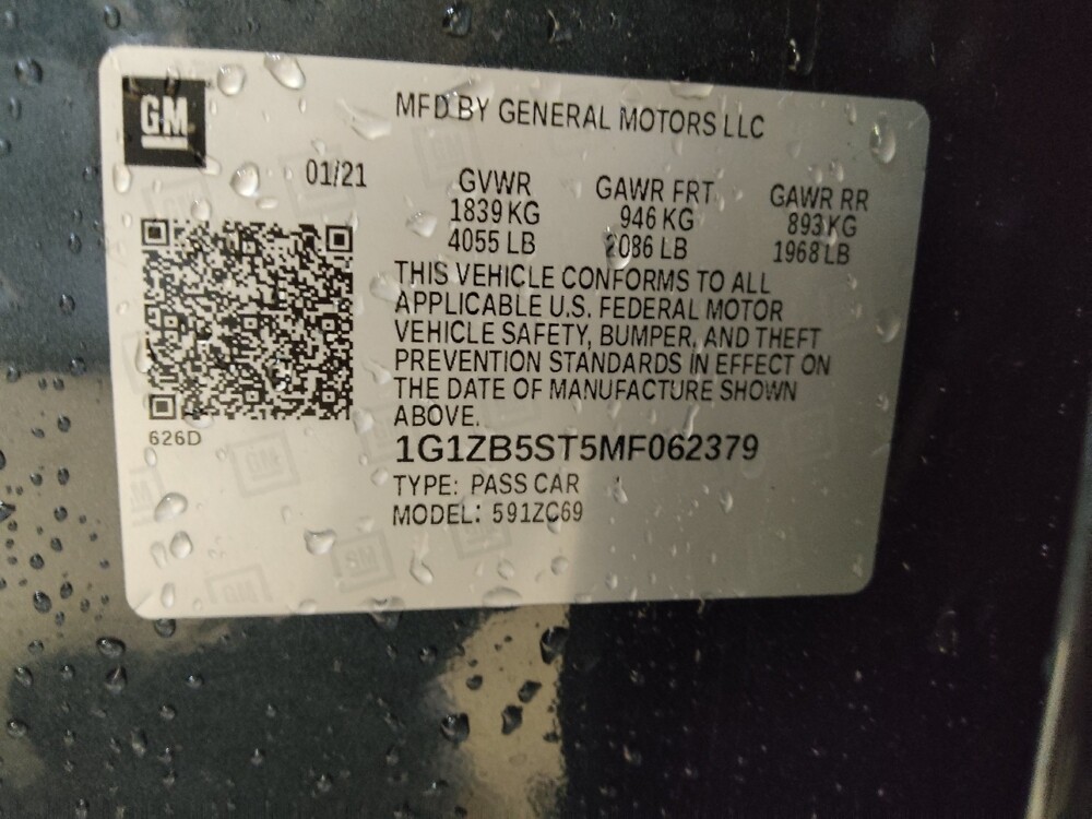 2021 Chevrolet Malibu in Raleigh, NC 27604 - 18129847 33