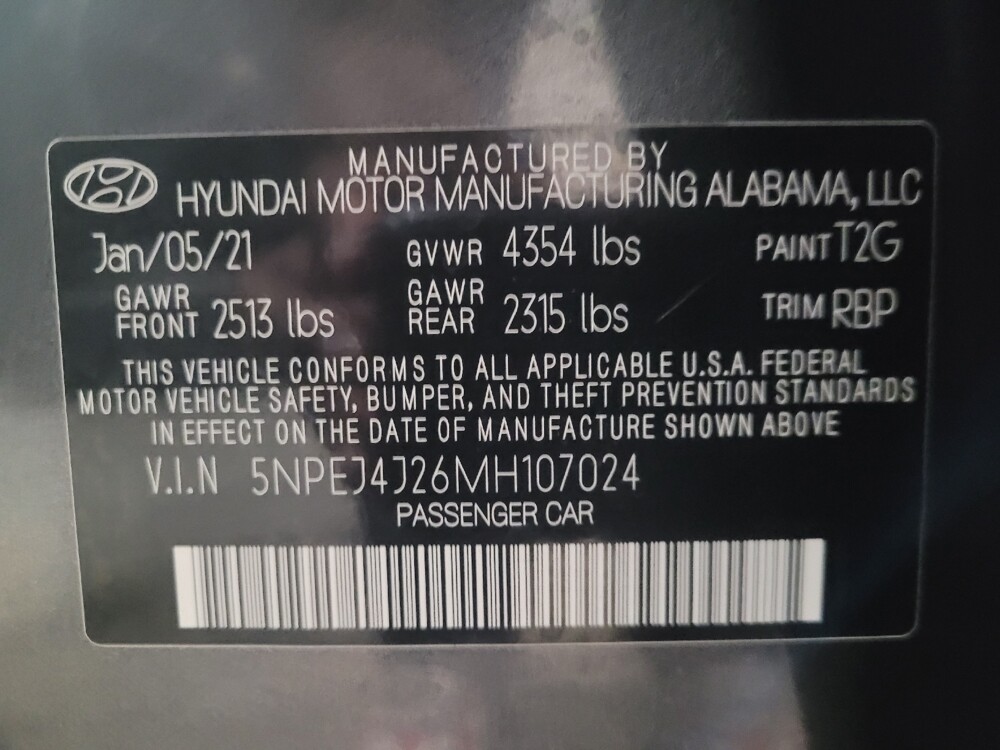 2021 Hyundai Sonata in Williamstown, NJ 8094 - 18129871 33