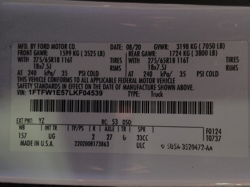 2020 Ford F150 in Gainesville, FL 32609 - 18129898 33