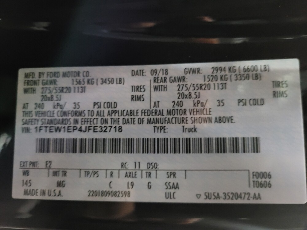 2018 Ford F150 in Williamstown, NJ 8094 - 18129900 33