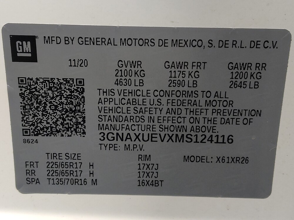 2021 Chevrolet Equinox in Houston, TX 77074 - 18129913 33