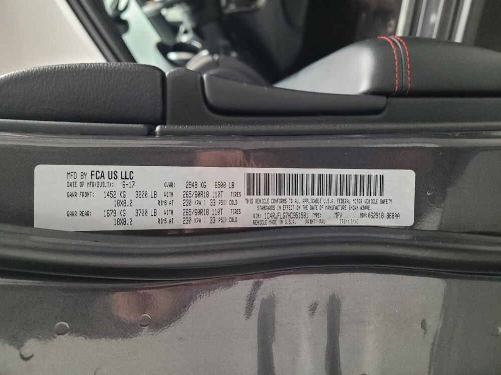 2017 Jeep Grand Cherokee in Riverside, CA 92504 - 18129948 33