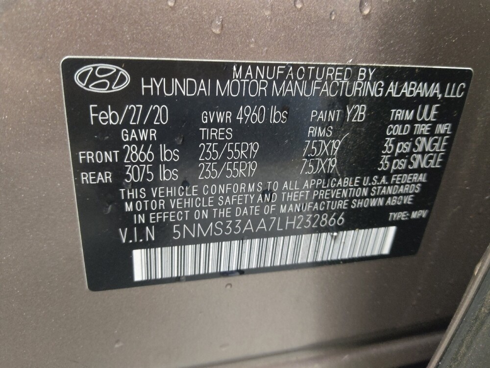 2020 Hyundai Santa Fe in Lewisville, TX 75067 - 18129952 33