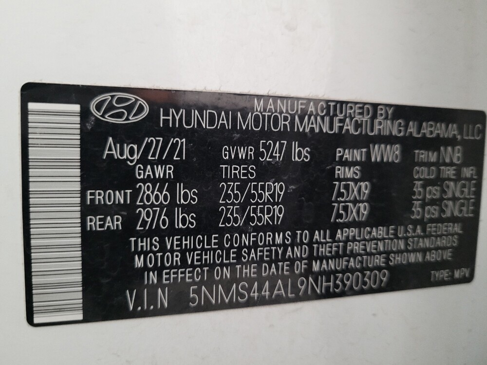 2022 Hyundai Santa Fe in Riverside, CA 92504 - 18129960 33