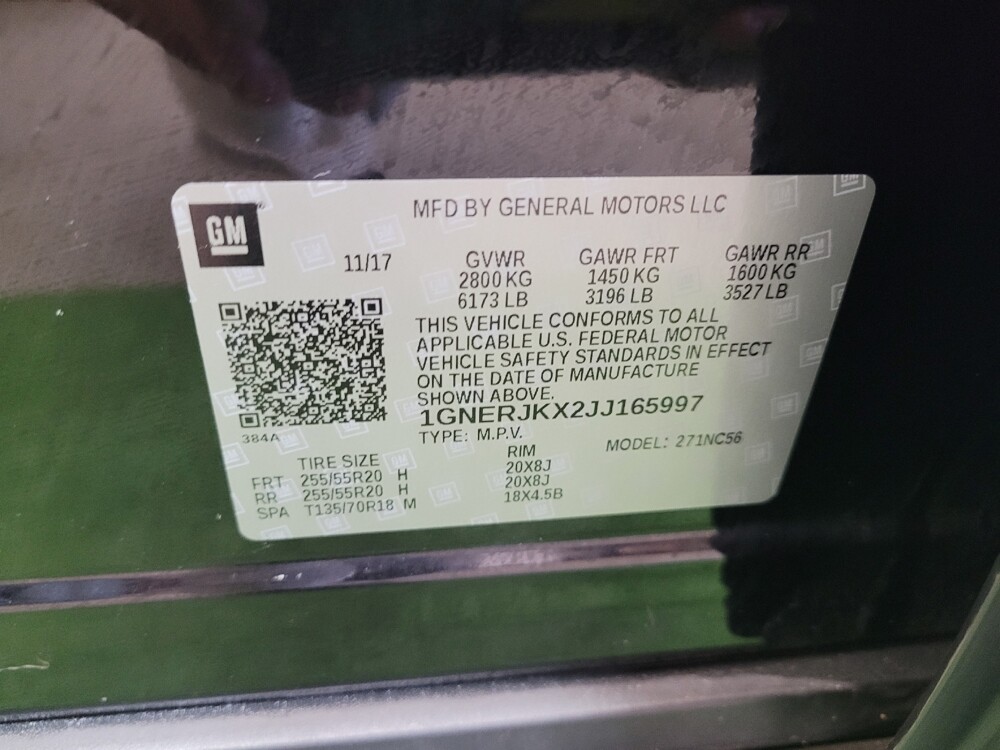 2018 Chevrolet Traverse in Lexington, KY 40509 - 18129981 33