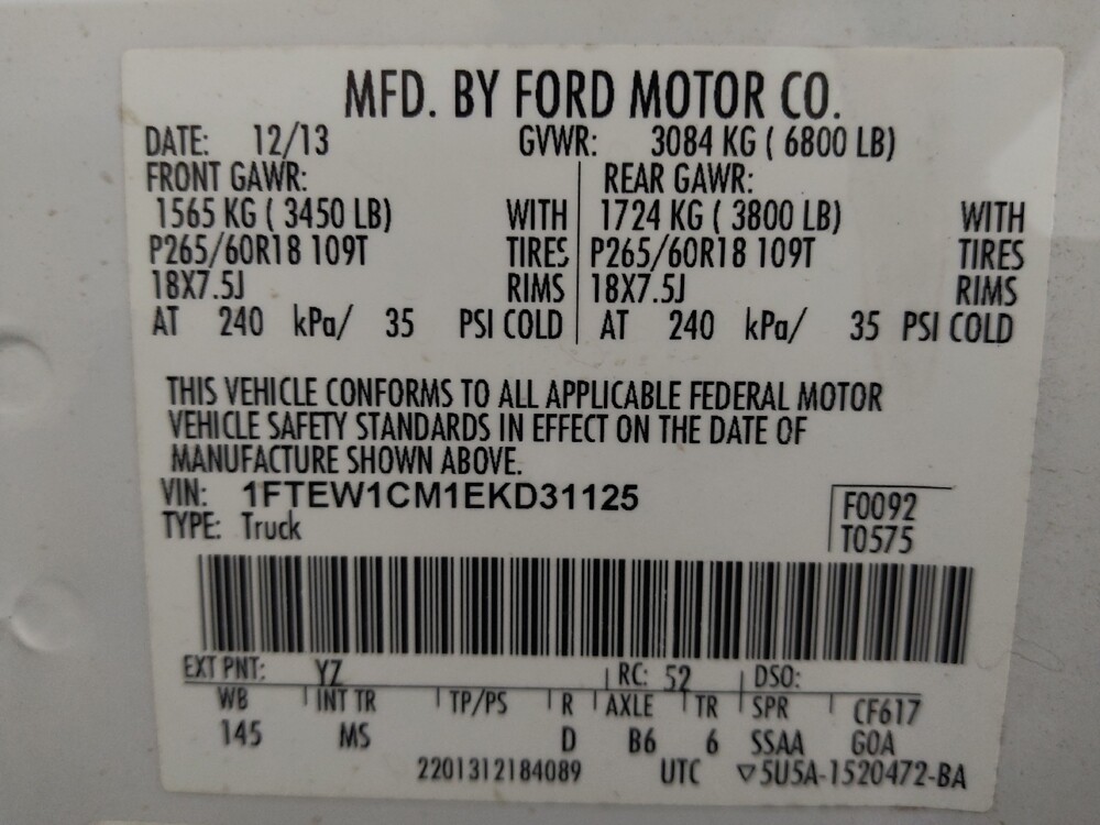2014 Ford F150 in Metairie, LA 70006 - 18129983 33