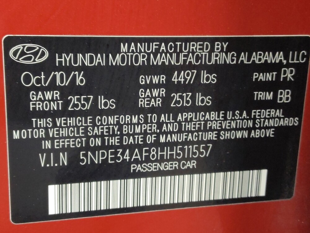 2017 Hyundai Sonata in Metairie, LA 70006 - 18129995 33