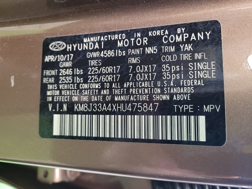 2017 Hyundai Tucson in Maple Heights, OH 44137 - 18130017 33