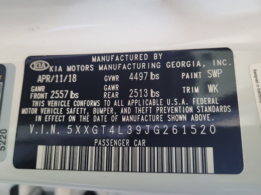 2018 Kia Optima in Maple Heights, OH 44137 - 18130018 33