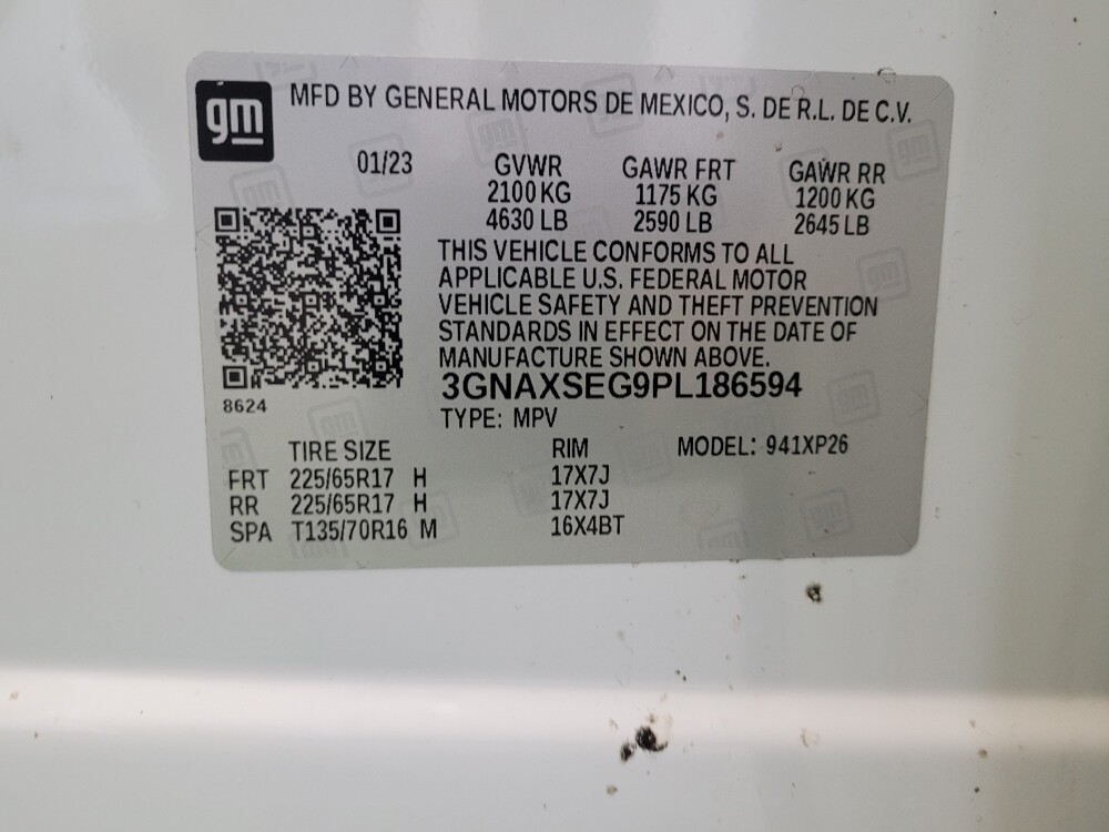 2023 Chevrolet Equinox in Maple Heights, OH 44137 - 18130023 33