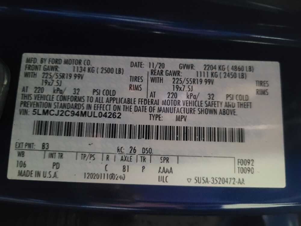 2021 Lincoln Corsair in Conyers, GA 30094 - 18130036 33