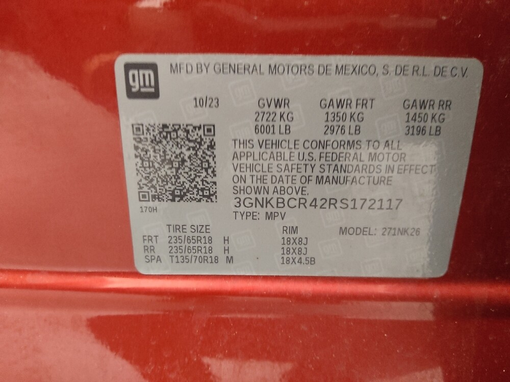 2024 Chevrolet Blazer in St. Louis, MO 63136 - 18130050 33