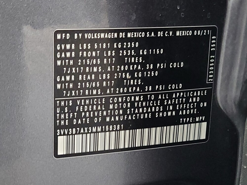 2021 Volkswagen Tiguan in Houston, TX 77060 - 18130058 33