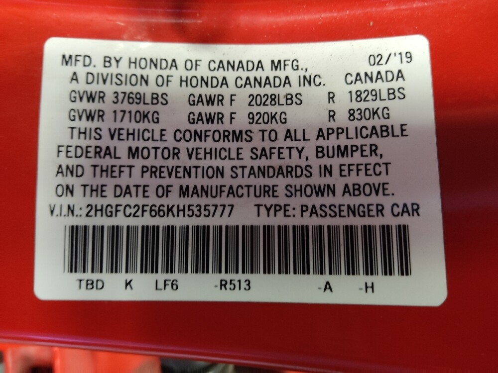 2019 Honda Civic in Mesa, AZ 85210 - 18130065 33