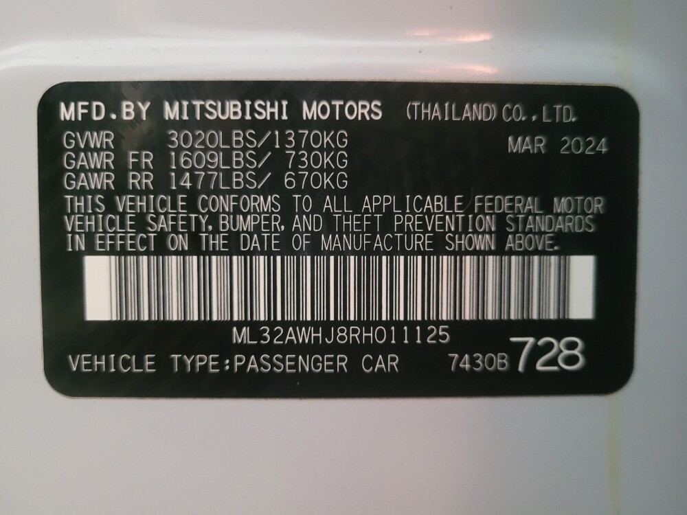 2024 Mitsubishi Mirage in Birmingham, AL 35215 - 18130077 33