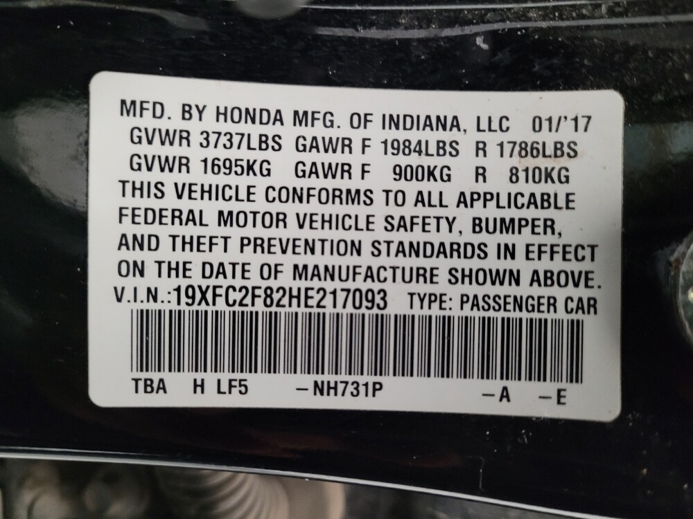 2017 Honda Civic in Downey, CA 90241 - 18130195 33