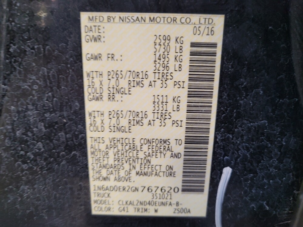 2016 Nissan Frontier in Downey, CA 90241 - 18130196 33