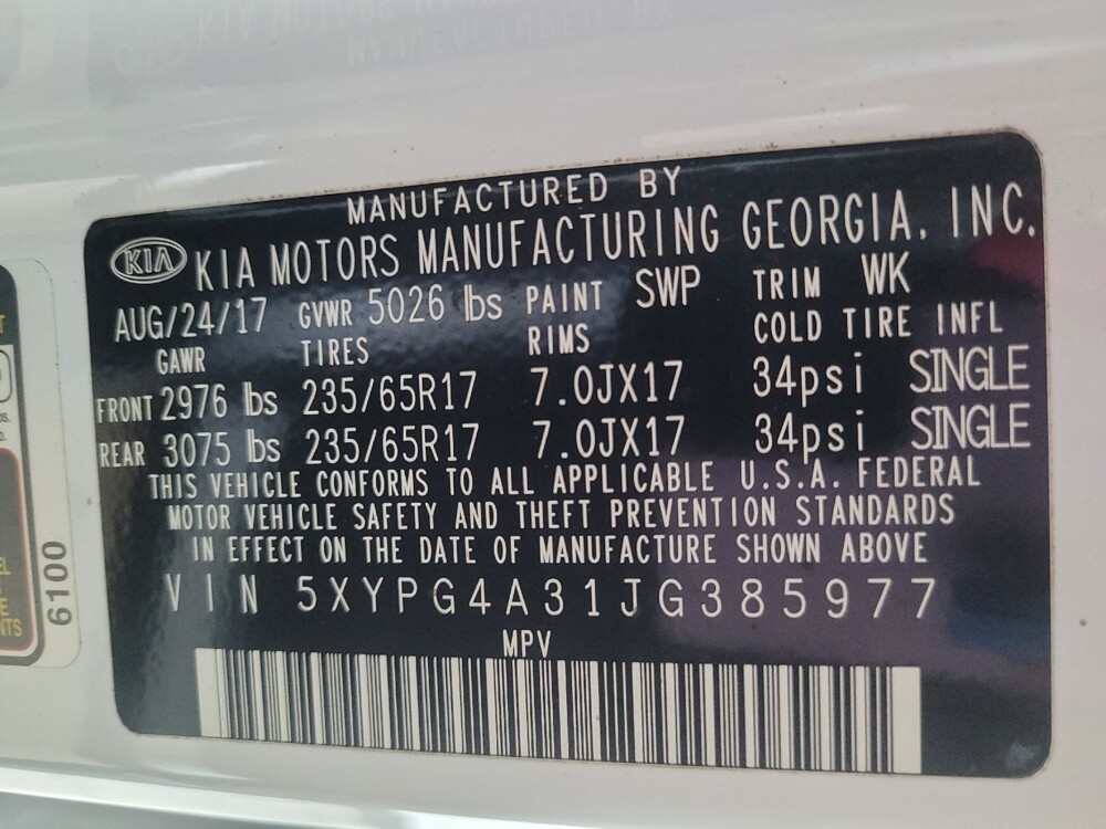 2018 Kia Sorento in Marietta, GA 30062 - 18130220 33