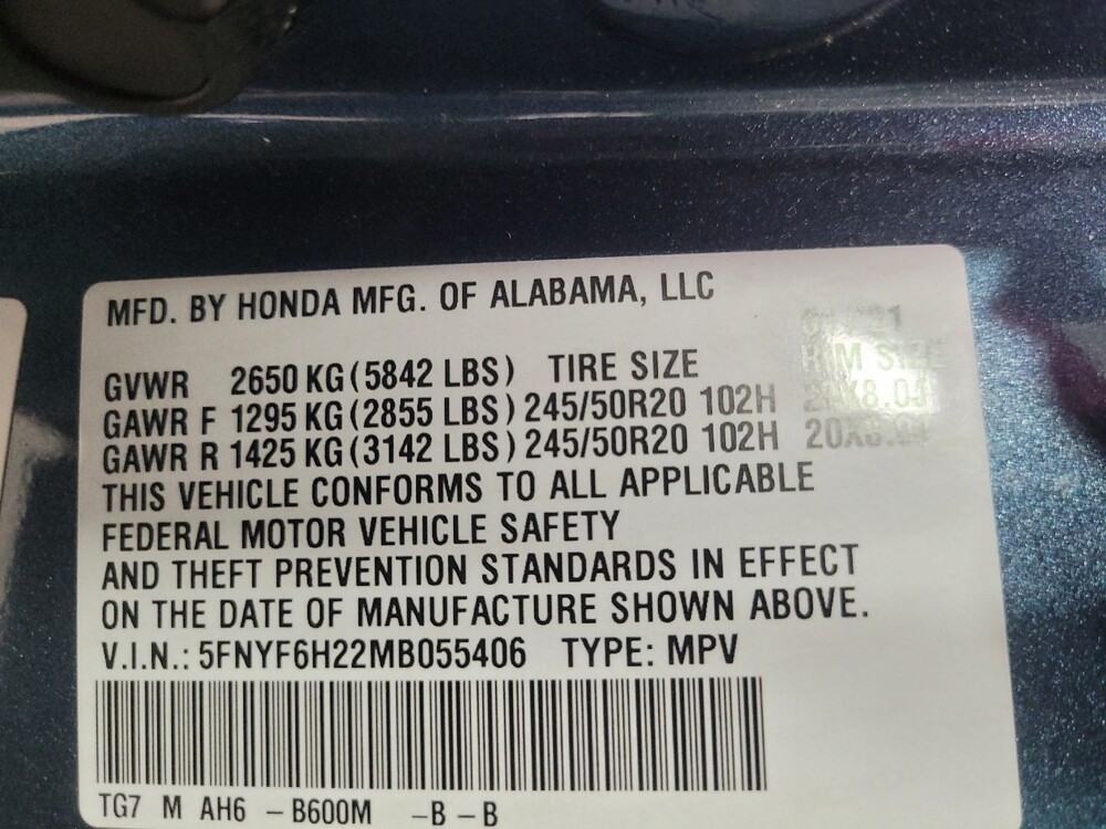2021 Honda Pilot in Stone Mountain, GA 30083 - 18130224 33