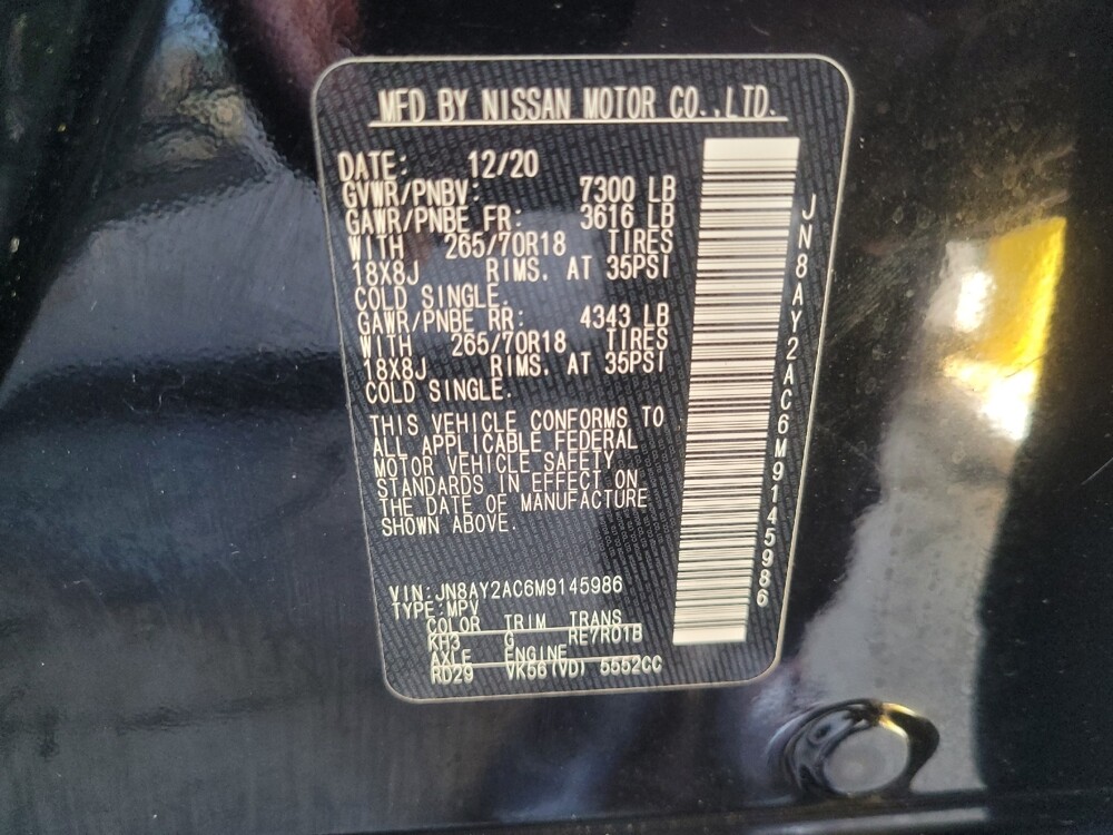 2021 Nissan Armada in Marietta, GA 30062 - 18130240 33