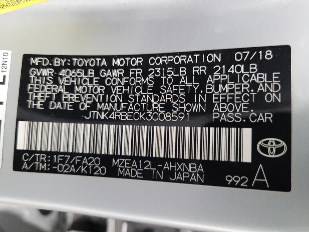 2019 Toyota Corolla in Las Vegas, NV 89104 - 18130295 33