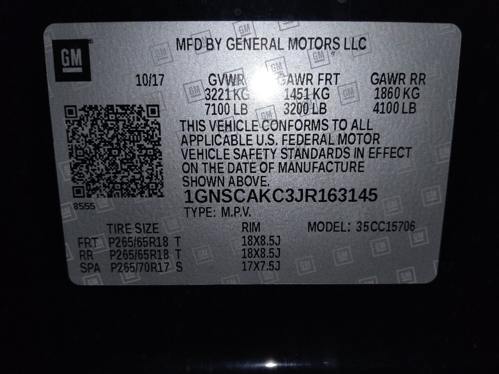 2018 Chevrolet Tahoe in Sanford, FL 32773 - 18130309 33