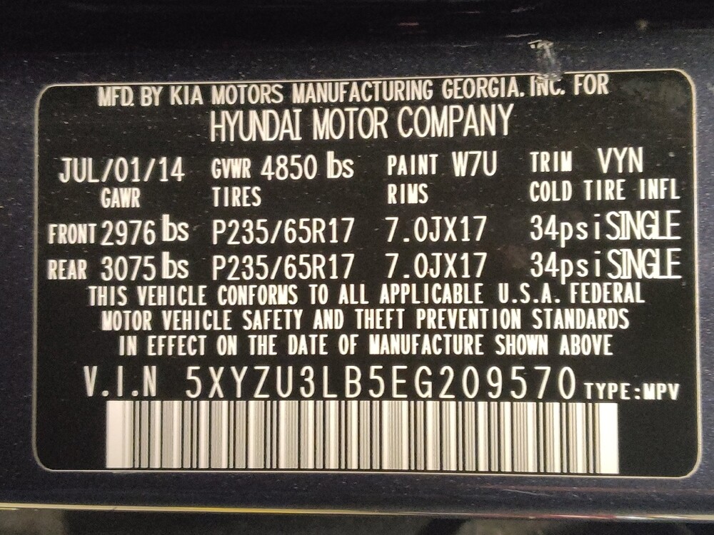 2014 Hyundai Santa Fe in Kissimmee, FL 34744 - 18130310 33