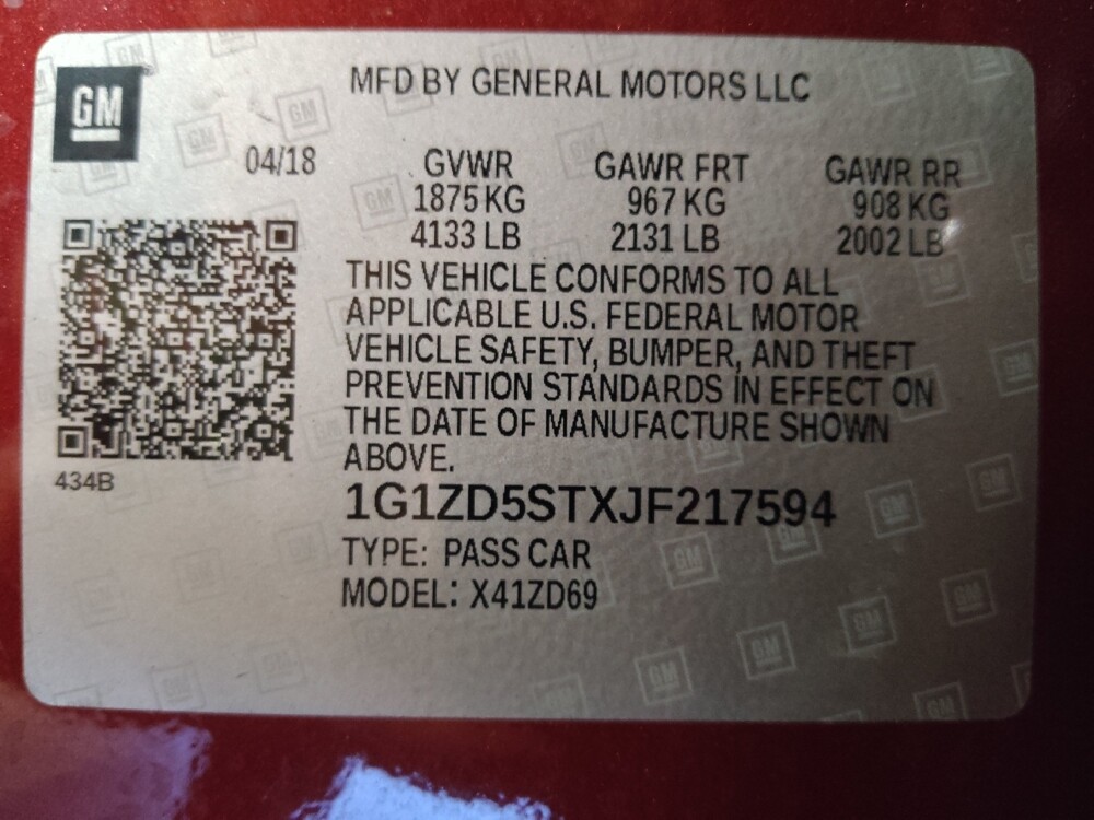 2018 Chevrolet Malibu in Sanford, FL 32773 - 18130312 33