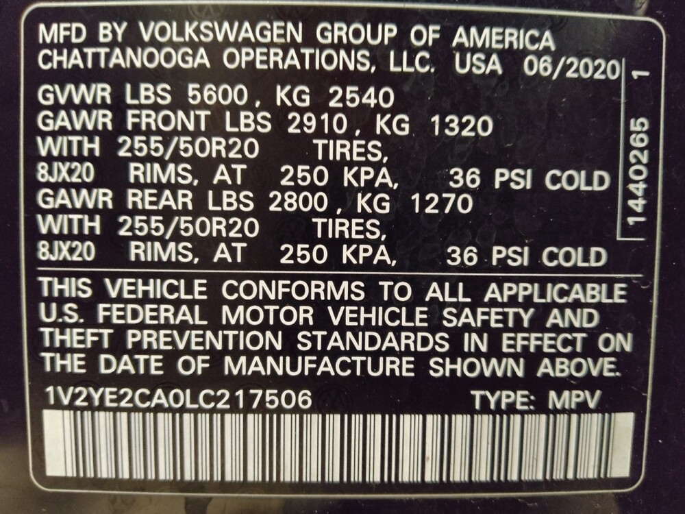 2020 Volkswagen Atlas in Gainesville, FL 32609 - 18130315 33