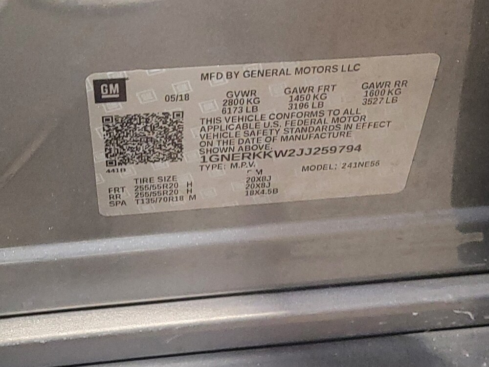 2018 Chevrolet Traverse in Sanford, FL 32773 - 18130318 33