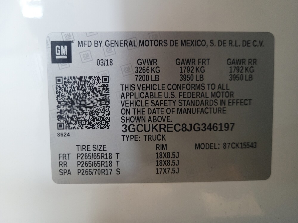 2018 Chevrolet Silverado 1500 in Sanford, FL 32773 - 18130323 33