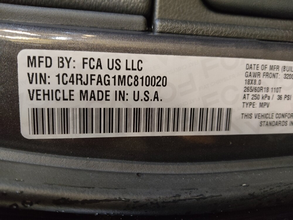 2021 Jeep Grand Cherokee in Columbia, SC 29210 - 18130341 33