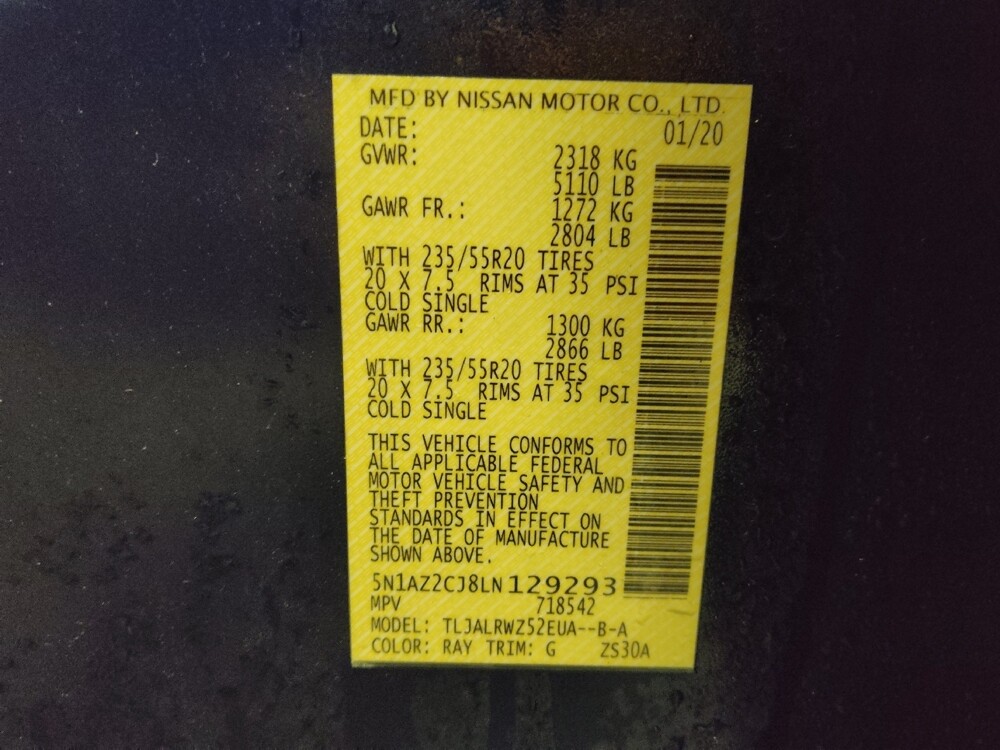 2020 Nissan Murano in Columbia, SC 29210 - 18130345 33