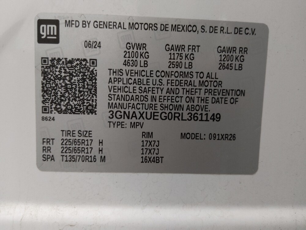 2024 Chevrolet Equinox in Denver, CO 80012 - 18130351 33