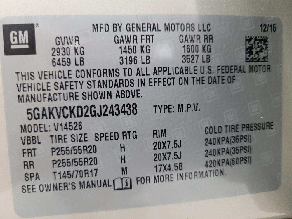 2016 Buick Enclave in Memphis, TN 38115 - 18130361 33