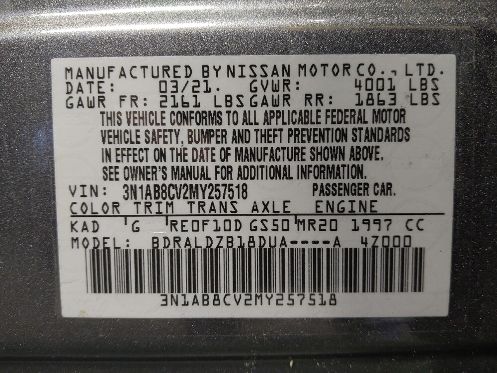 2021 Nissan Sentra in Corpus Christi, TX 78412 - 18130369 33