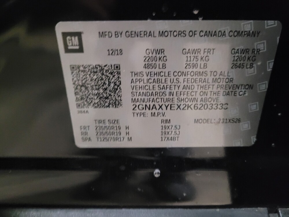 2019 Chevrolet Equinox in Williamstown, NJ 8094 - 18130396 33