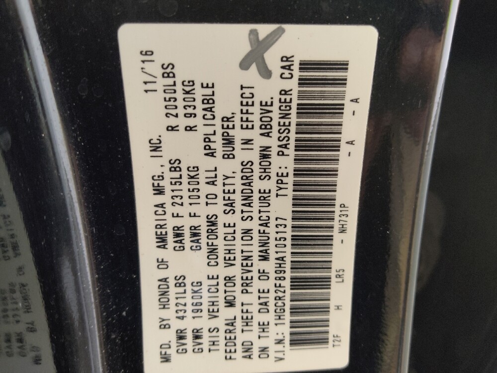 2017 Honda Accord in Midlothian, IL 60445 - 18130412 33