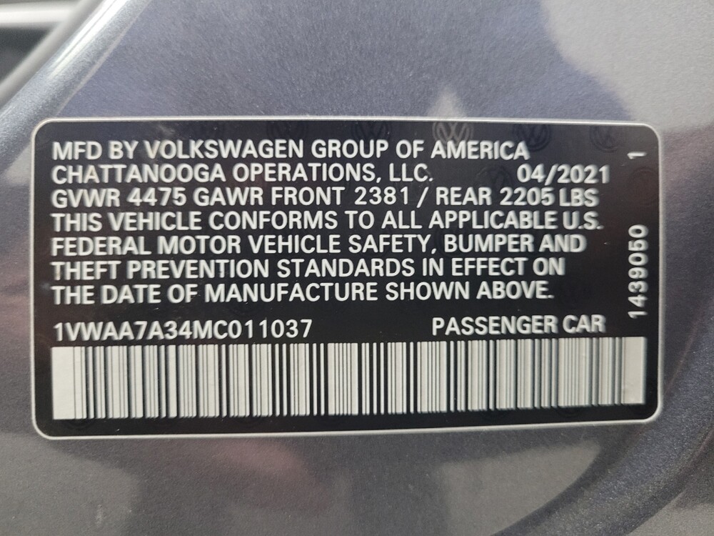 2021 Volkswagen Passat in Taylor, MI 48180 - 18130419 33