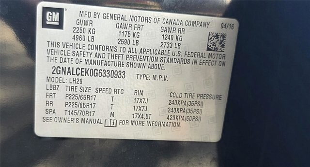 2016 Chevrolet Equinox in Mesa, AZ 85212 - 18130474 38