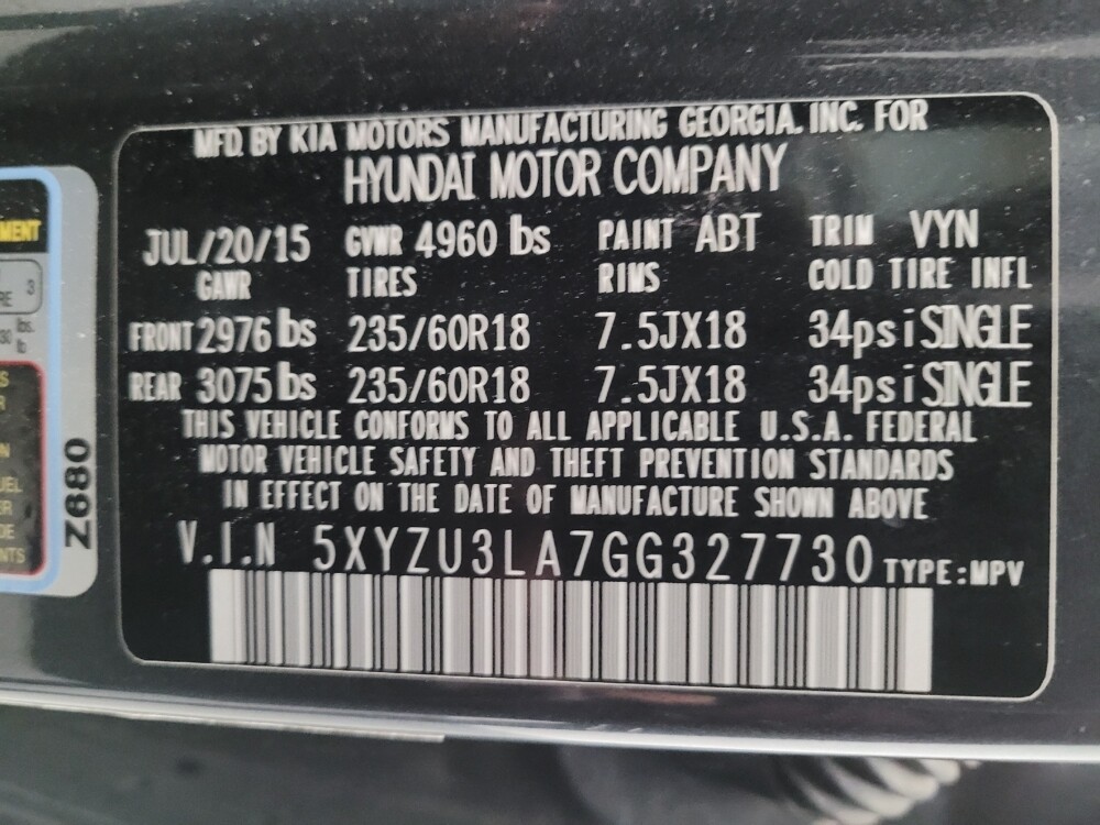 2016 Hyundai Santa Fe in Sacramento, CA 95821 - 18130486 33