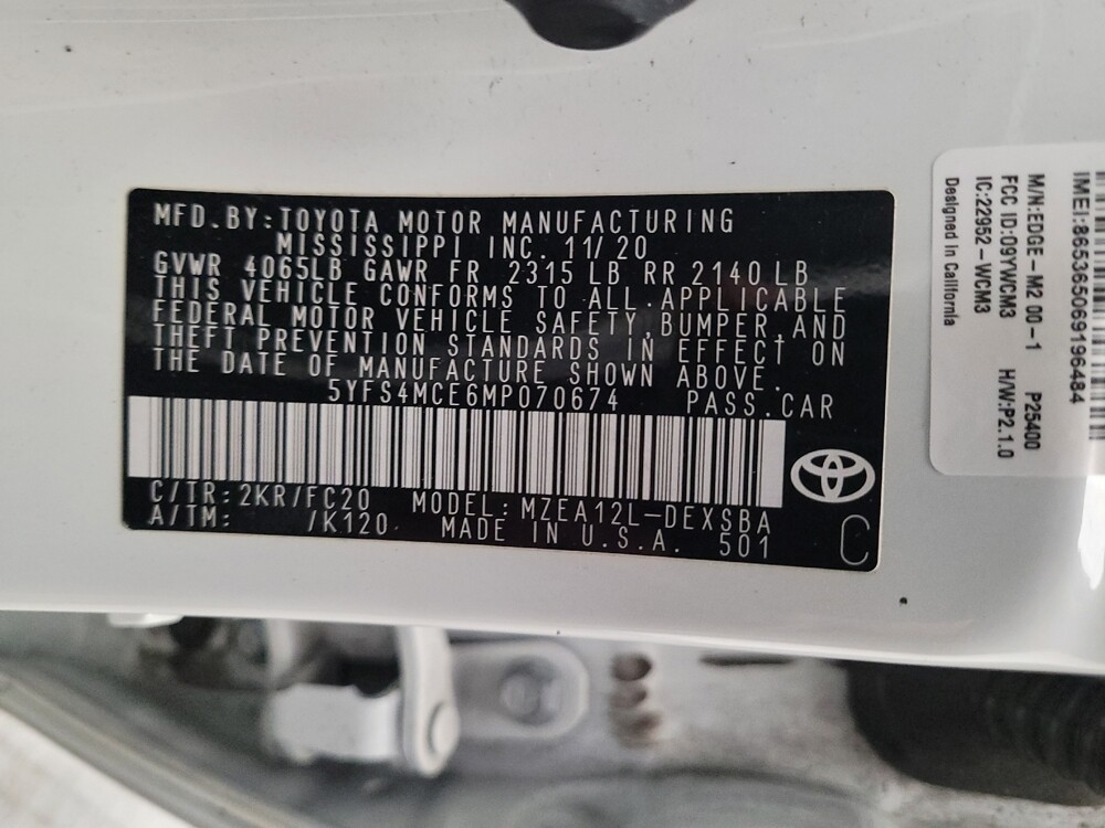 2021 Toyota Corolla in Sacramento, CA 95821 - 18130494 33