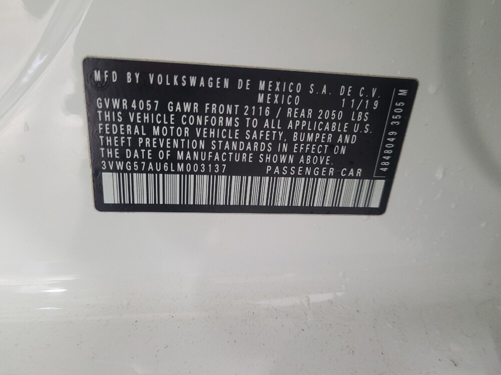 2020 Volkswagen Golf in Pelham, AL 35124 - 18130506 33