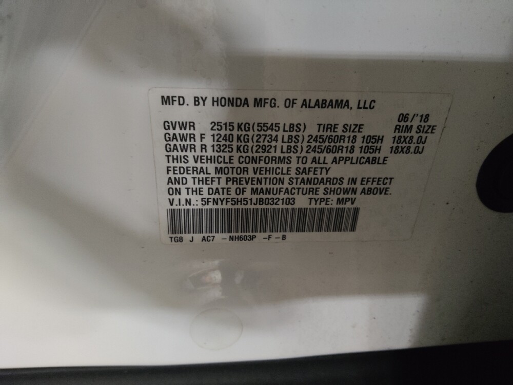 2018 Honda Pilot in Conyers, GA 30094 - 18130508 33