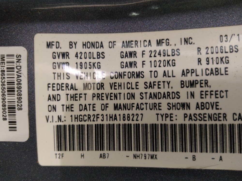 2017 Honda Accord in Union City, GA 30291 - 18130511 33