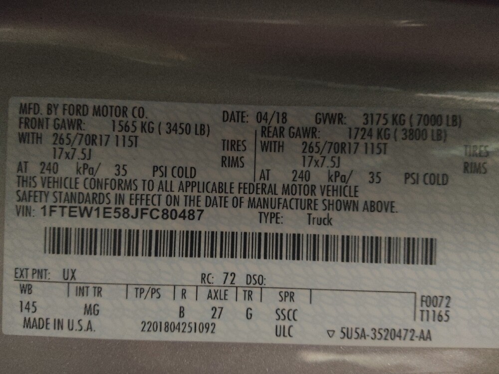 2018 Ford F150 in Columbus, GA 31909 - 18130512 33