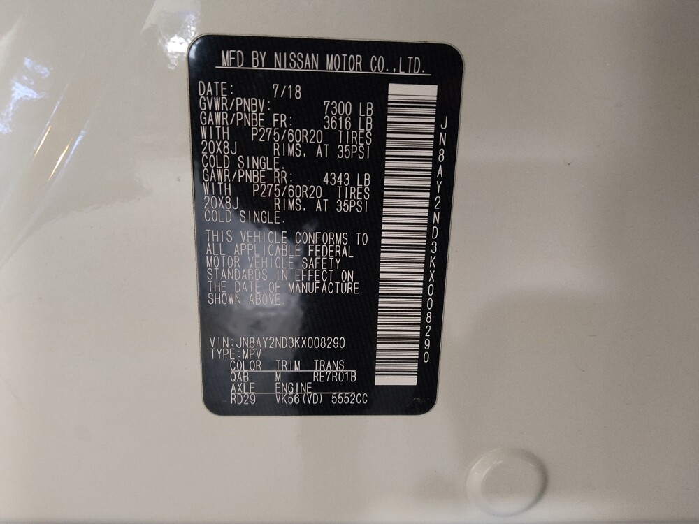 2019 Nissan Armada in Chattanooga, TN 37421 - 18130515 33