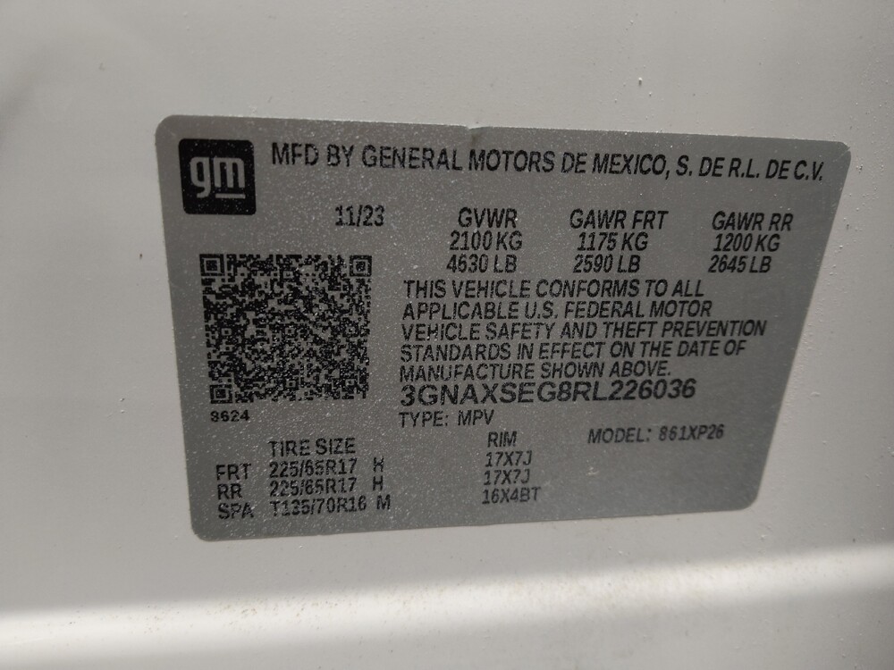 2024 Chevrolet Equinox in Arlington, TX 76011 - 18130537 33