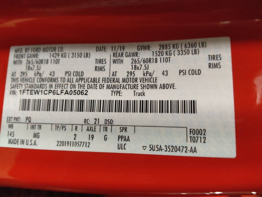 2020 Ford F150 in Arlington, TX 76011 - 18130543 33