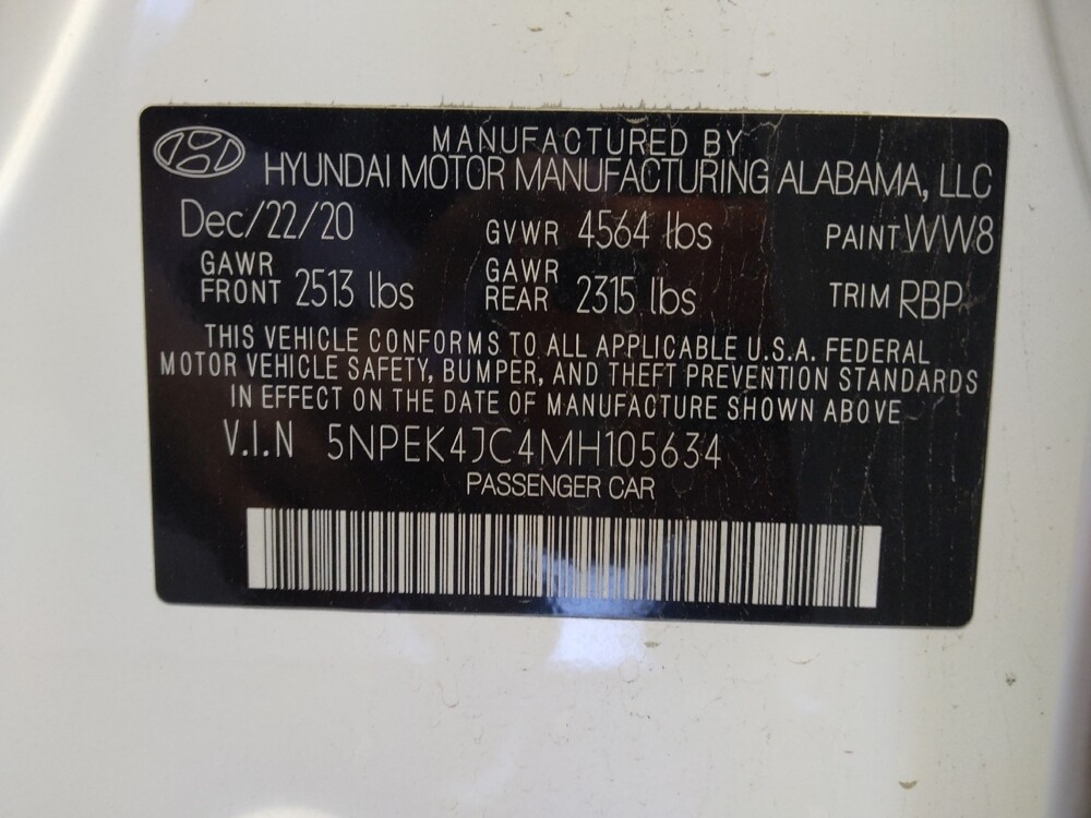 2021 Hyundai Sonata in Glendale, AZ 85301 - 18130557 33